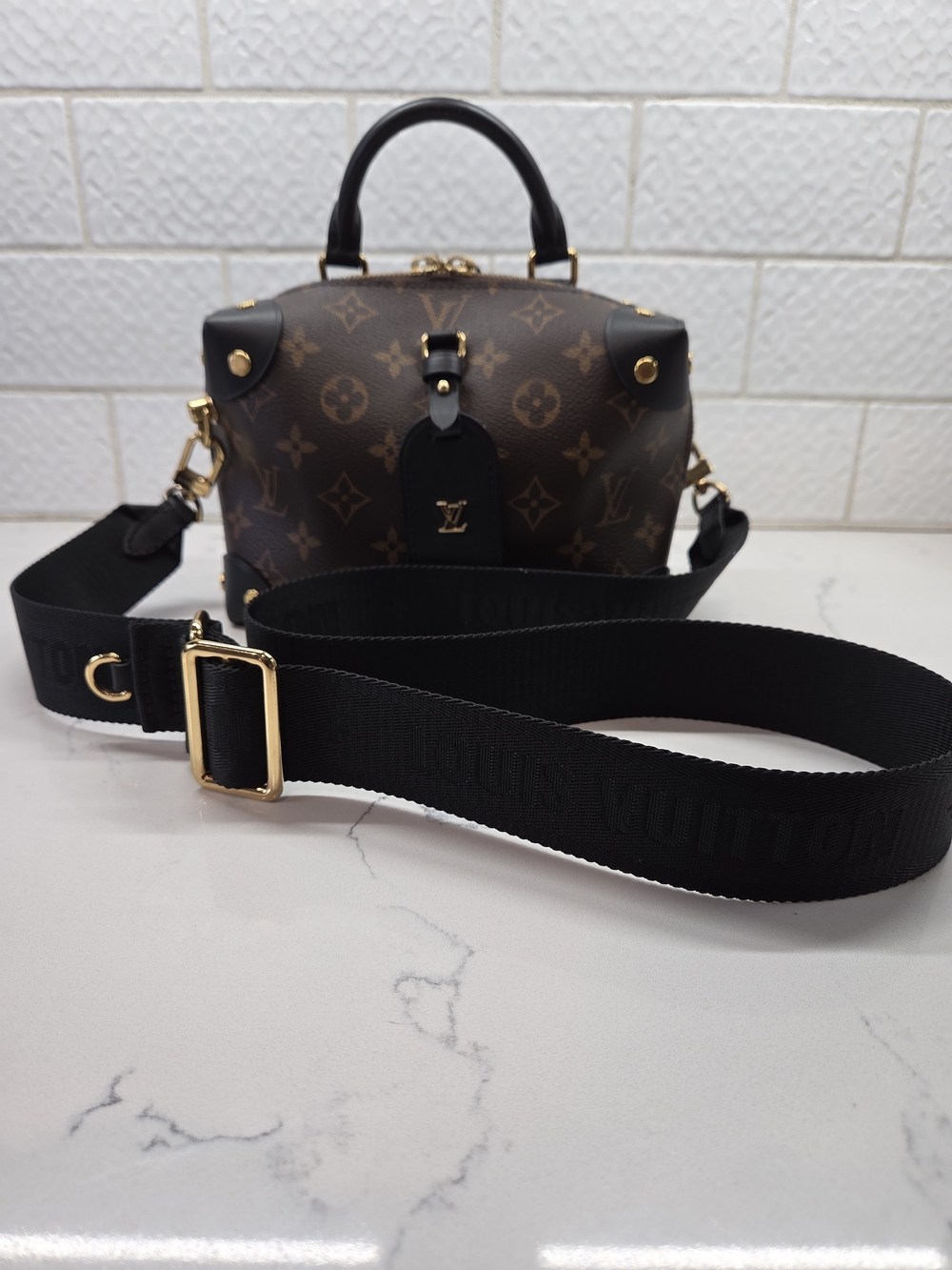Louis Vuitton Monogram Petite Malle Souple Crossbody Bag - Excellent - Picture 10 of 16
